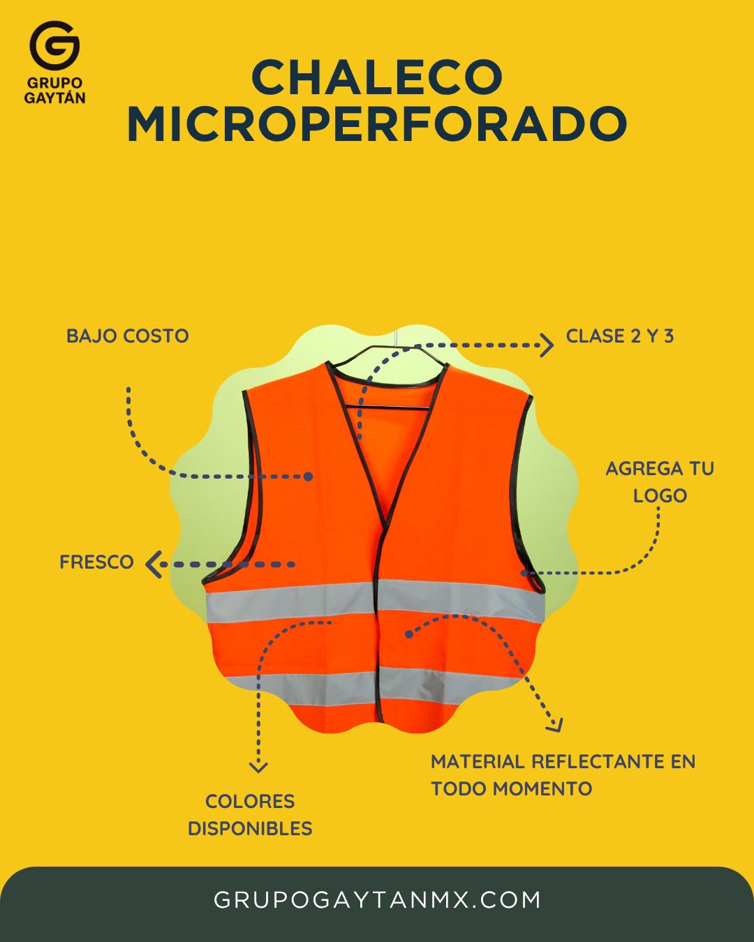 Chaleco microperforado